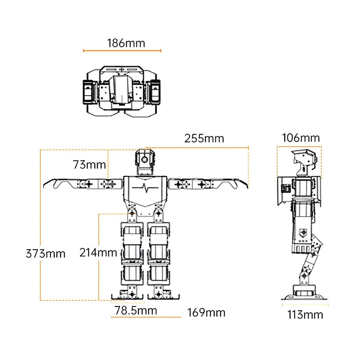 Hiwonder TonyPi Pro AI Humanoid Robot with Raspberry Pi 5 - Integrated Multimodal AI Model (ChatGPT), Vision AI, Interactive Voice Response, and Hand-Eye Coordination Hiwonder TonyPi Pro AI Humanoid Robot with Raspberry Pi 5 - Integrated Multimodal AI Model (ChatGPT), Vision AI, Interactive Voice Response, and Hand-Eye Coordination